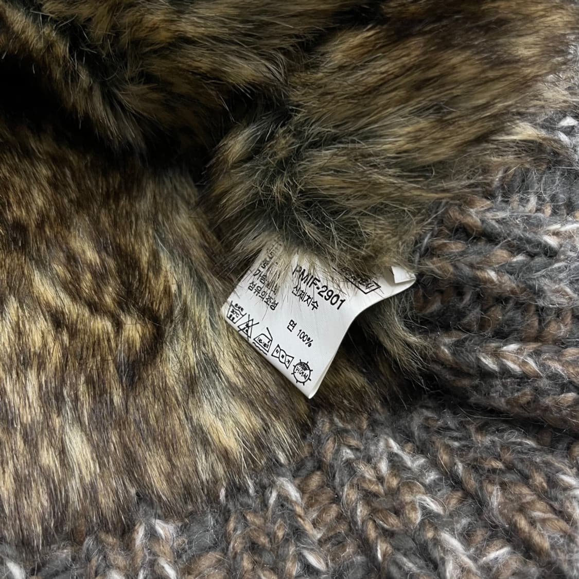 2000's 폴로 랄프로렌 핑크 포니 헤비울 울프죠 상품이미지8