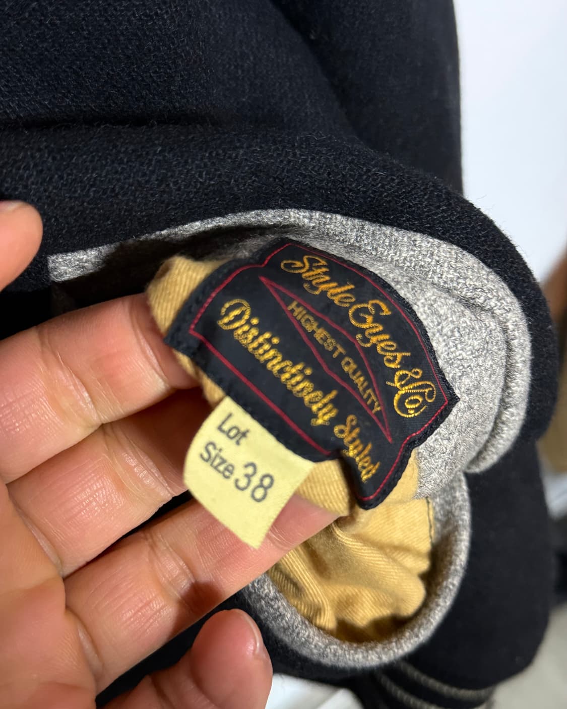 스타일아이즈 by 슈가케인 리버시블 페인팅 바시티 자켓 38 상품이미지7