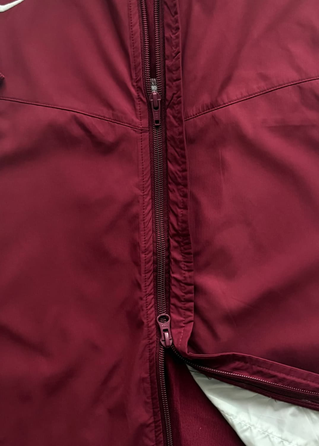 Nike 나이키 빈티지 버건디 오버핏 윈드브레이커 상품이미지4