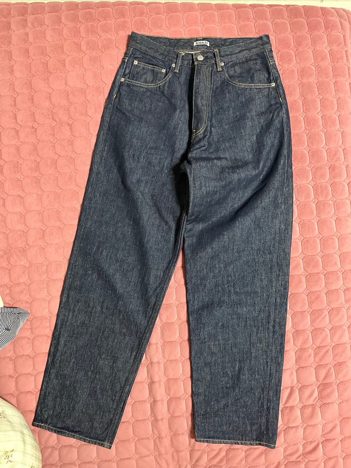 오라리 하드트위스트 와이드 데님 30 상품이미지2