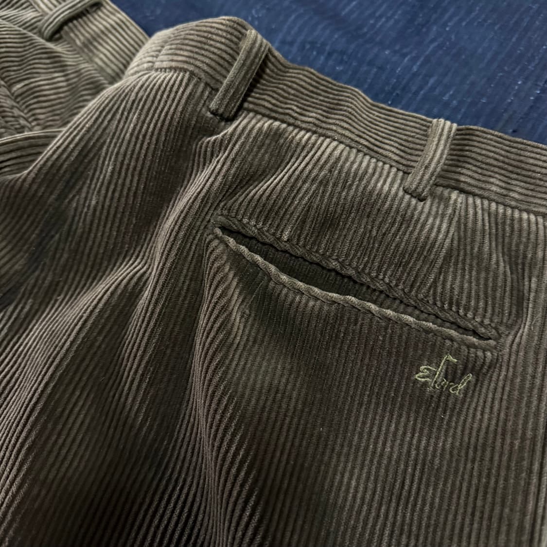 엘로드 골프 투턱 코듀로이 팬츠 32-33 상품이미지6