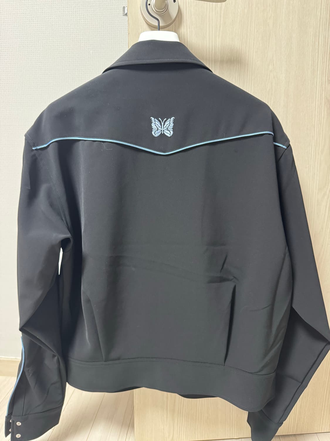 니들스 PE/PU 더블 클로스 파이핑 카우보이 자켓 블랙 M 상품이미지2