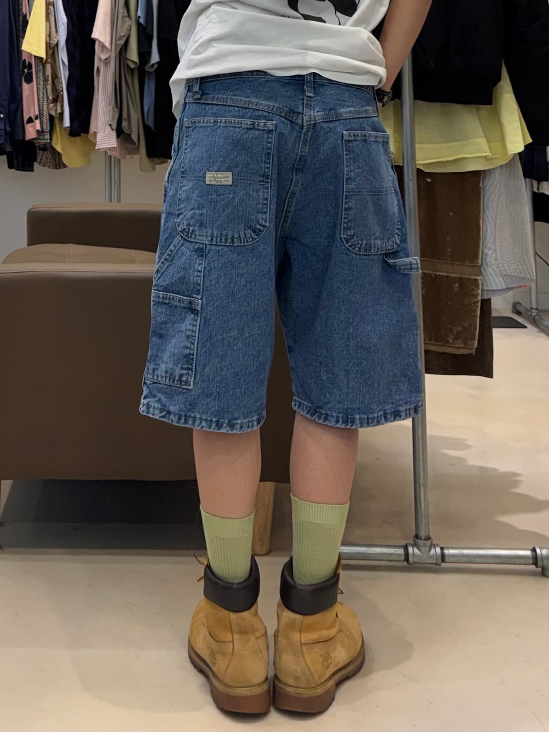 랭글러 카펜터 데님 하프 팬츠 상품이미지5