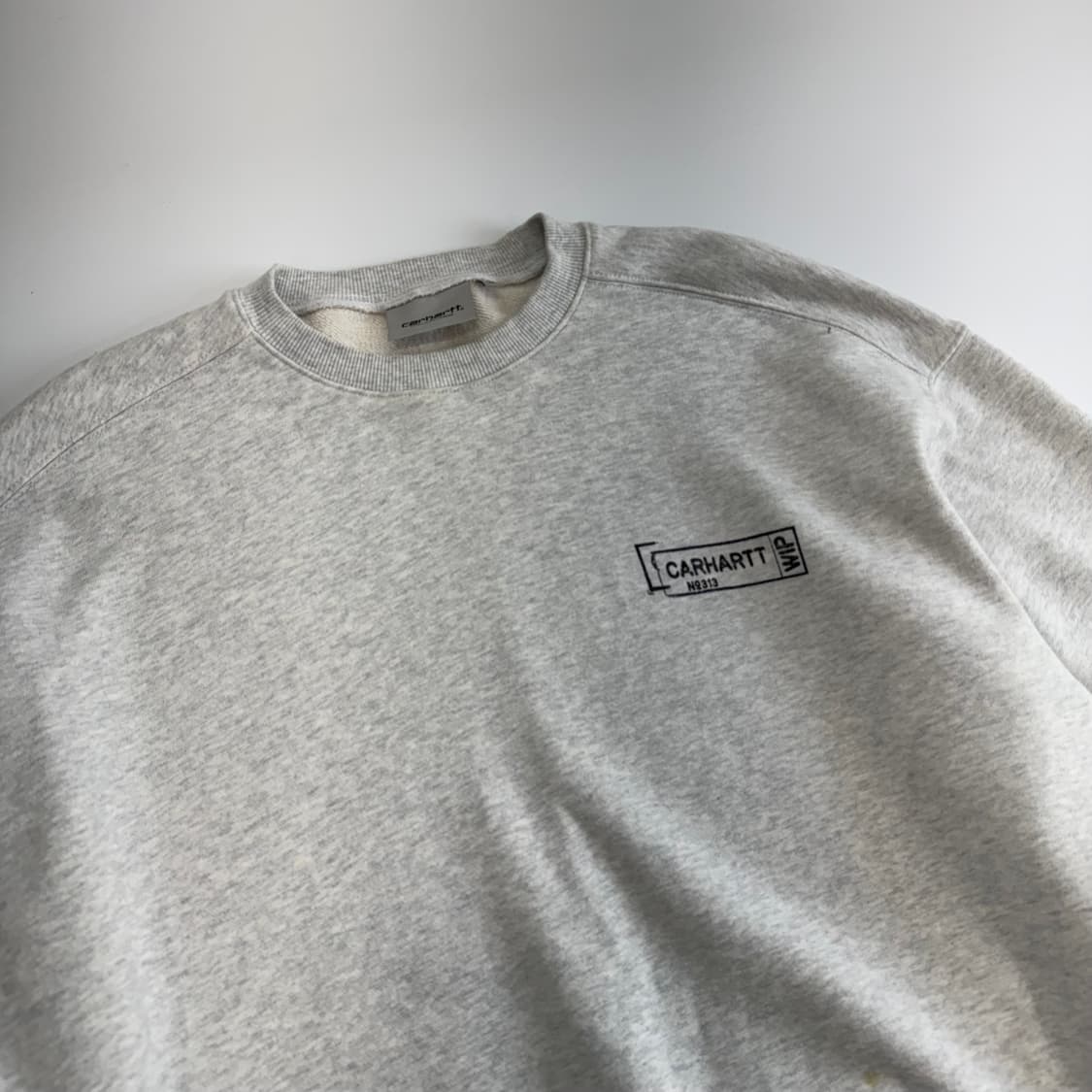 Carhartt 칼하트 백프린팅 멜란지 맨투맨 상품이미지4