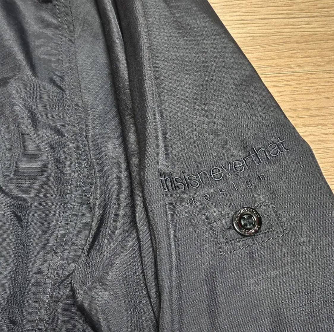 (XL) 디스이즈네버댓 립스탑 피싱 셔츠 블랙 상품이미지5