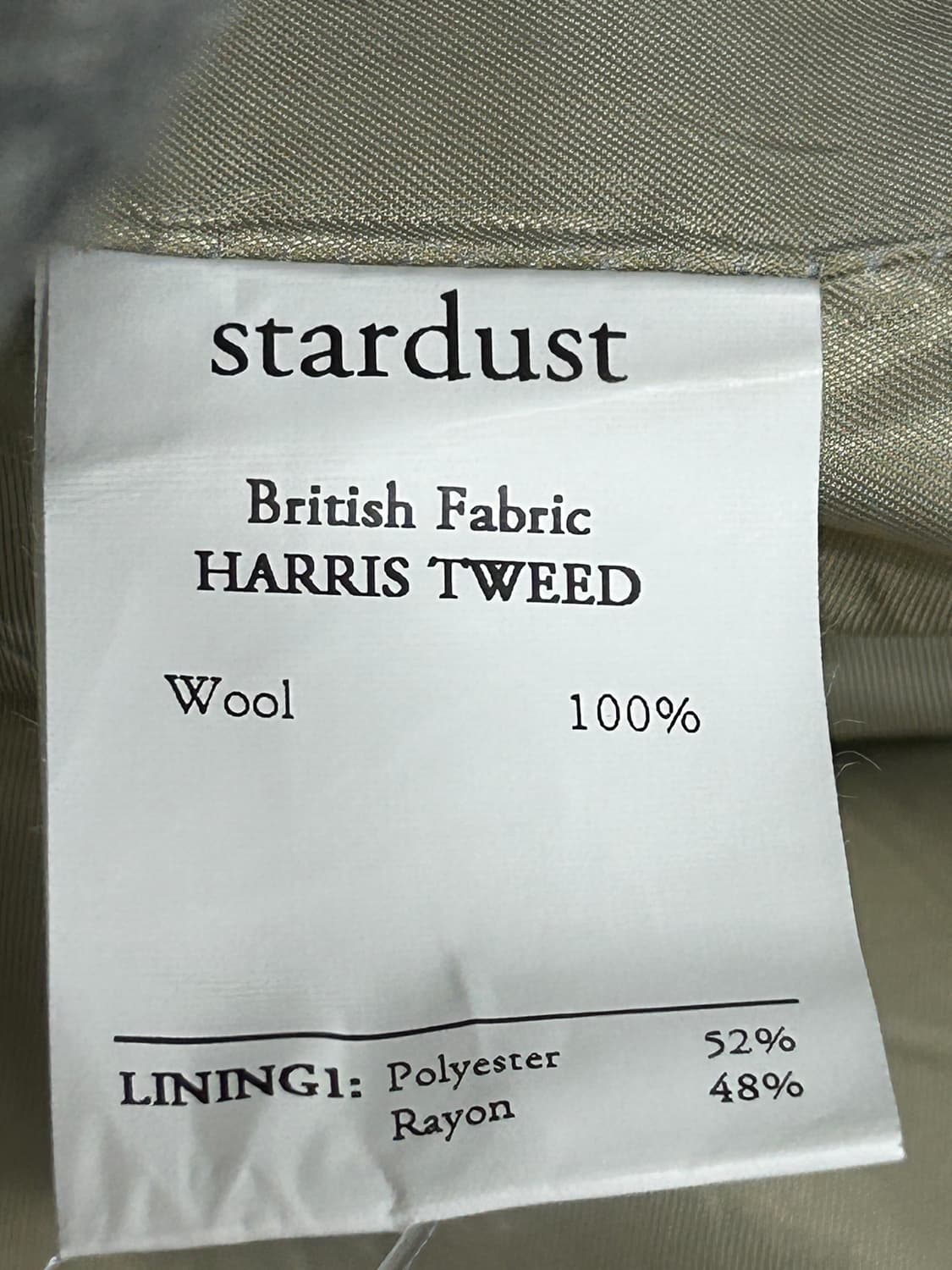 스타더스트 해리스트위드 울 100% 블레이저 자켓 상품이미지6