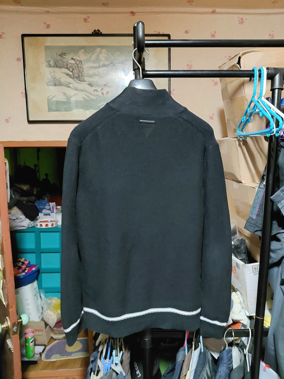 [아르마니익스체인지]코튼 숄카라 스웨터 L사이즈 상품이미지2