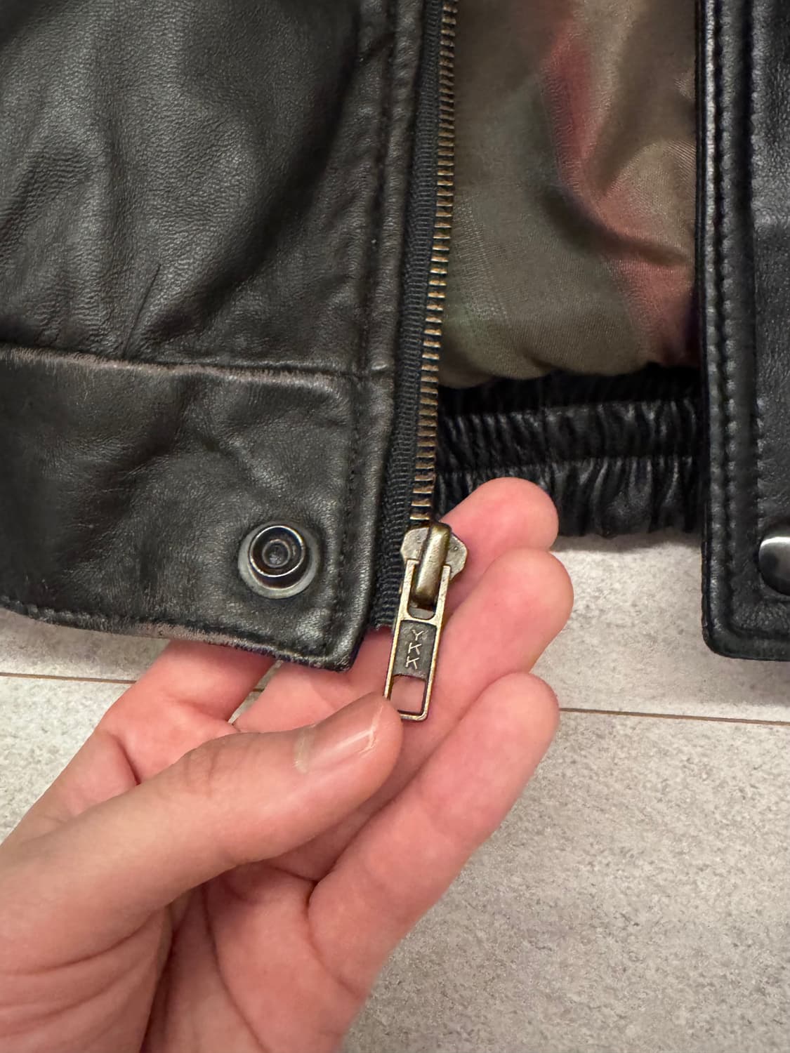 USA 리얼레더 자켓 M 상품이미지2