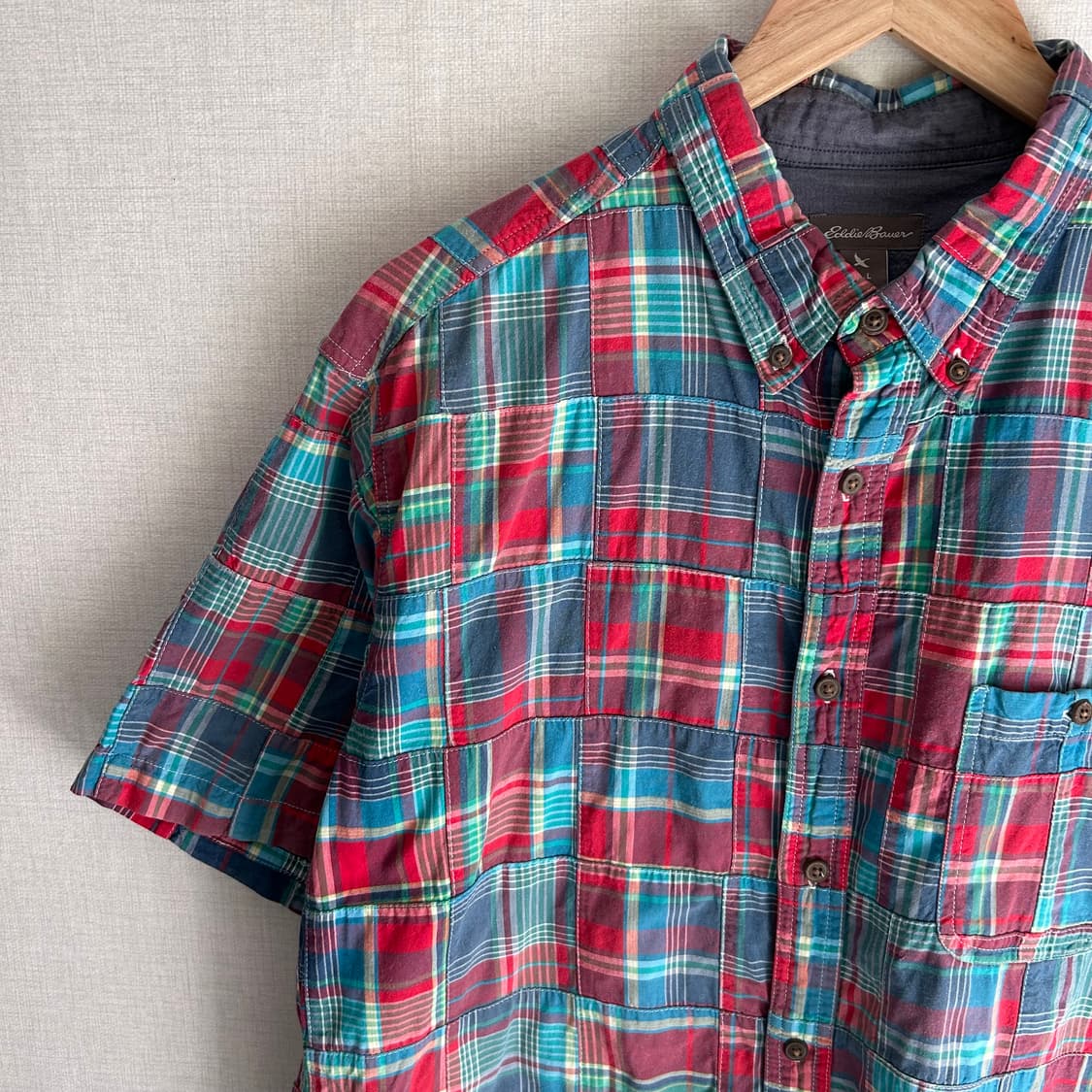 Eddie Bauer Patch work Shirts 상품이미지3