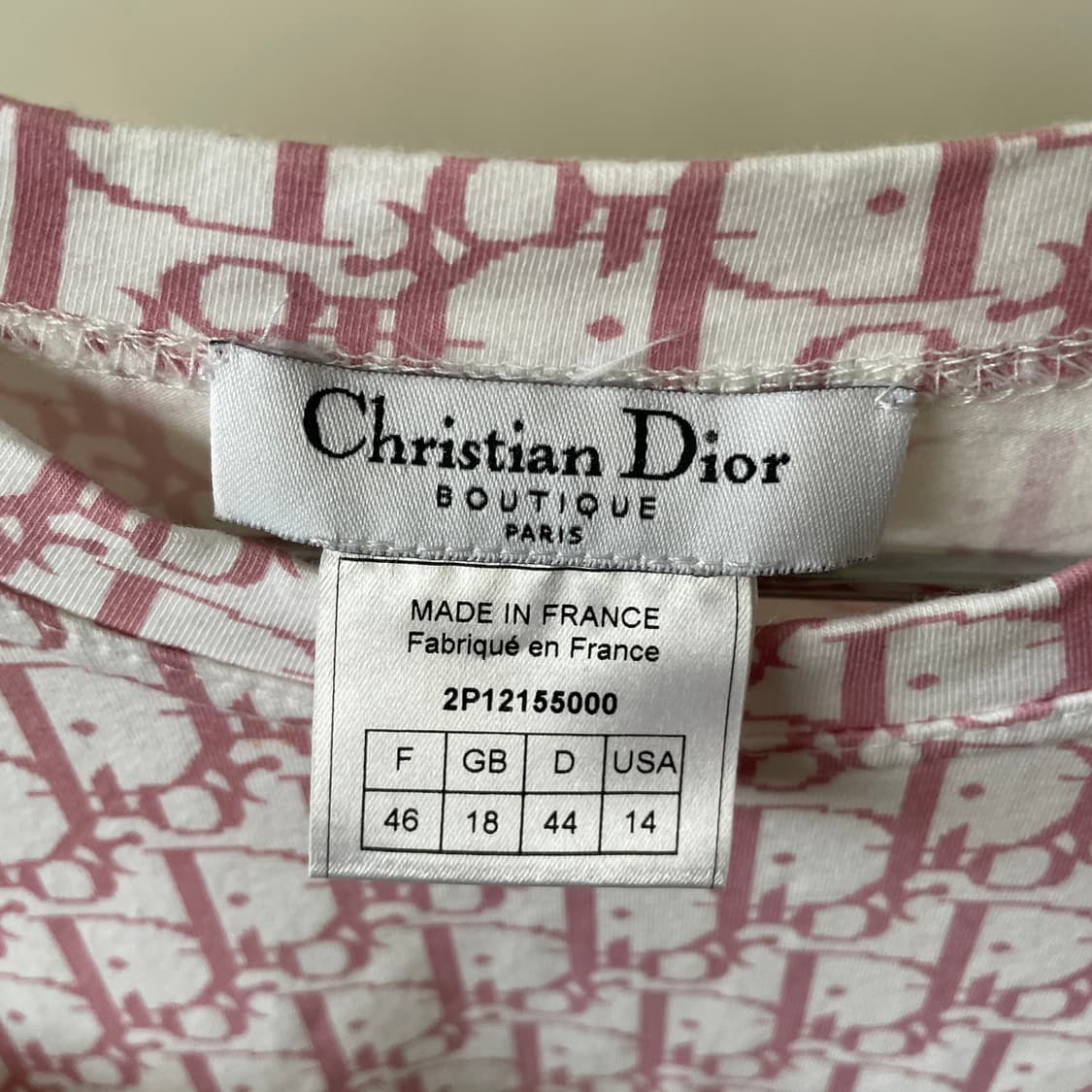 크리스챤 디올 오블리크 여자 반팔 티셔츠 상품이미지4