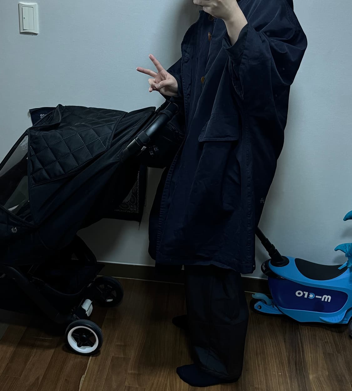 (네고가능)유노이아 패딩 팬츠 (블랙 M) 상품이미지5