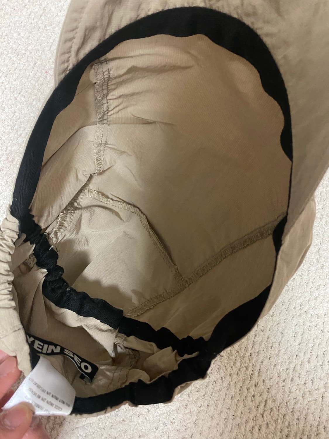 혜인서 셔링캡 베이지 색상 상품이미지4