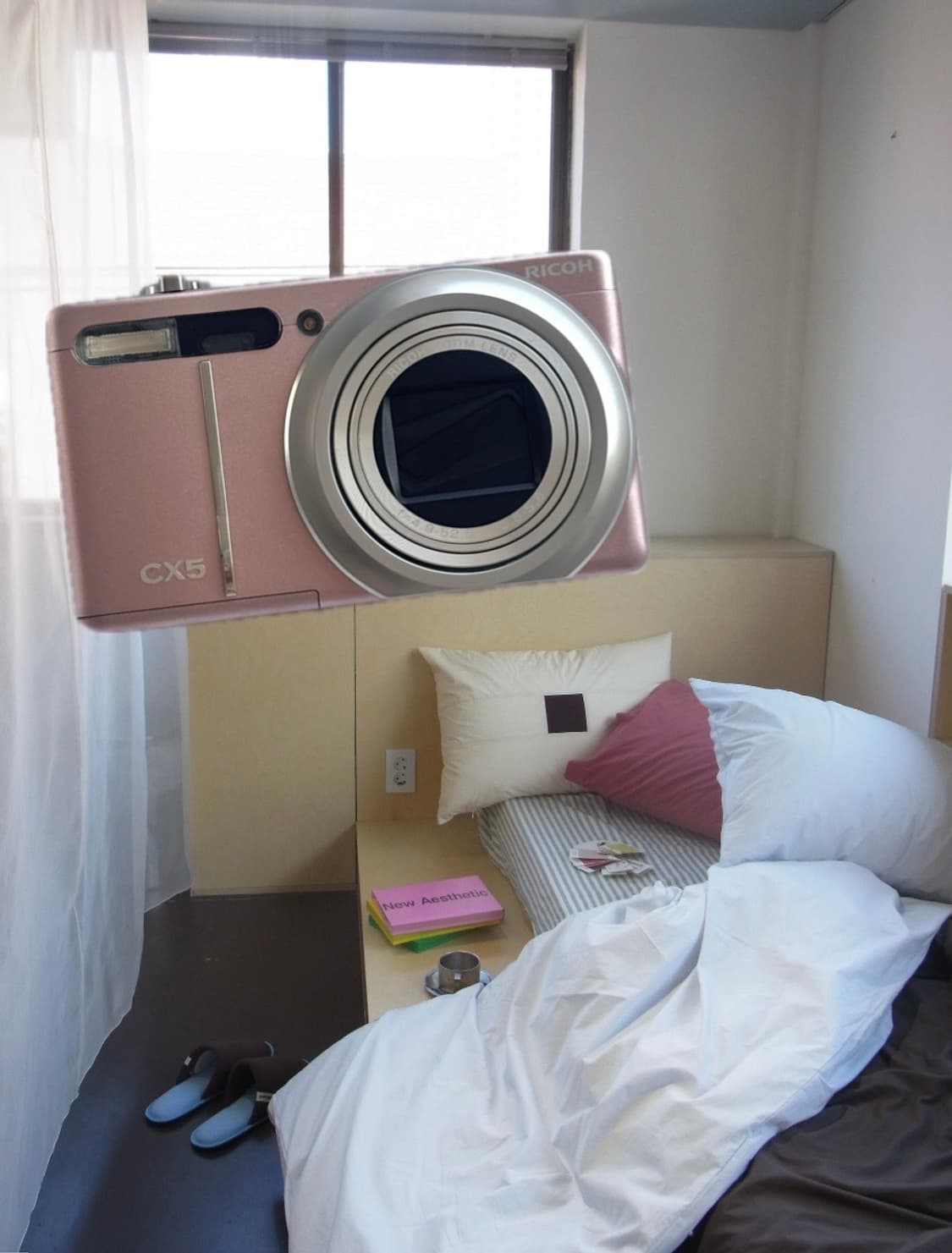 A급 리코 CX5 핑크 (작례o) 상품이미지1