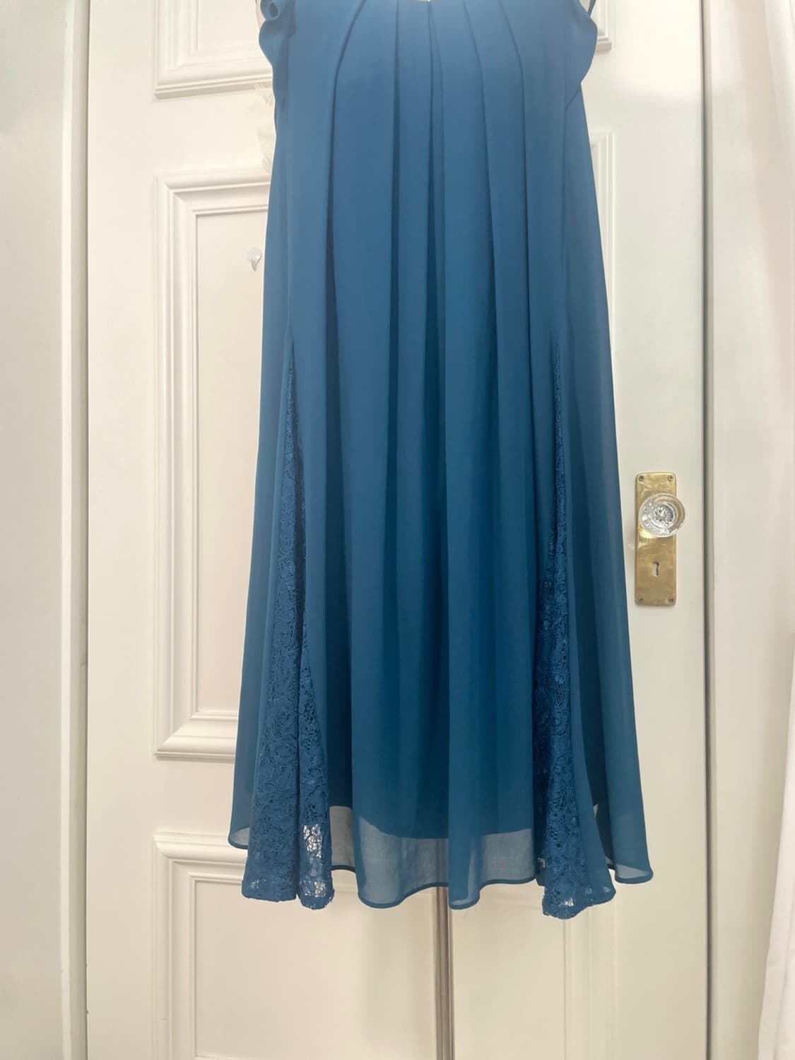AXES FEMME blue green pleats lace back b 상품이미지8