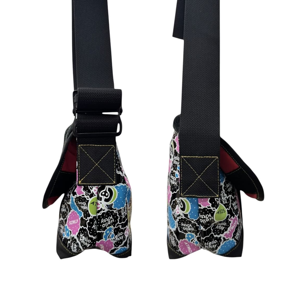포터 x 아트모스 x 헬로키티 메신저백 블랙 상품이미지7