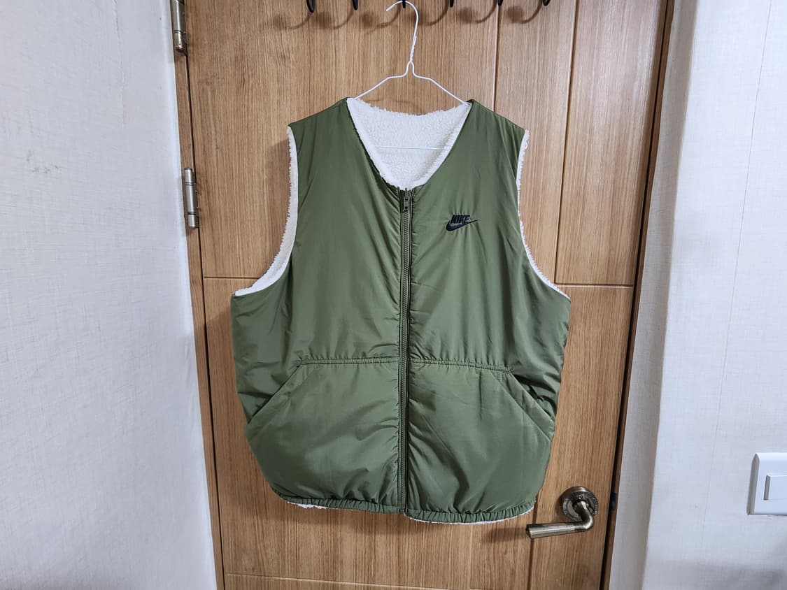 (XL)나이키 클럽 리버서블 뽀글이 플리스 베스트 조끼 상품이미지4