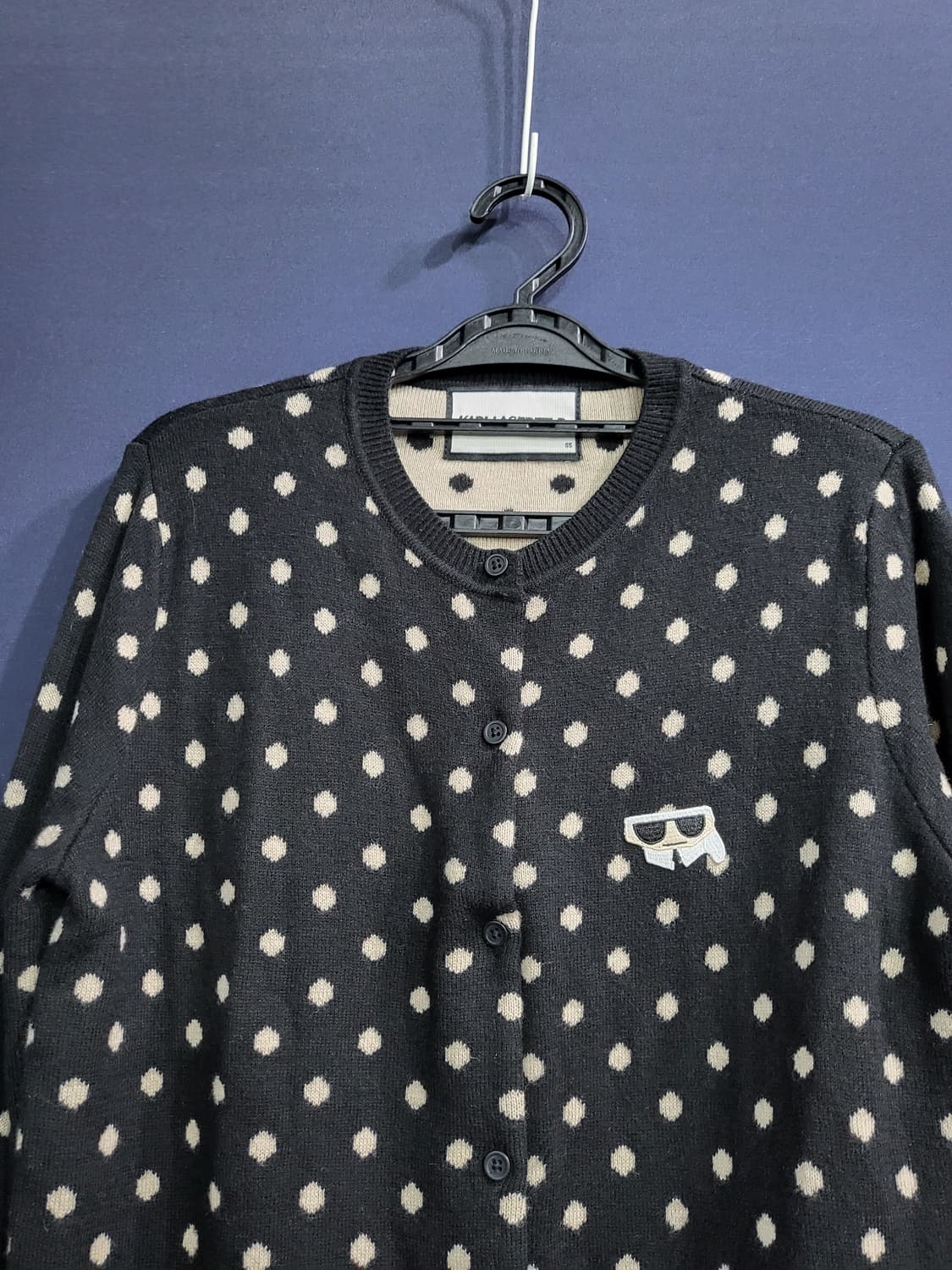 칼라거펠트 울 가디건 상품이미지2