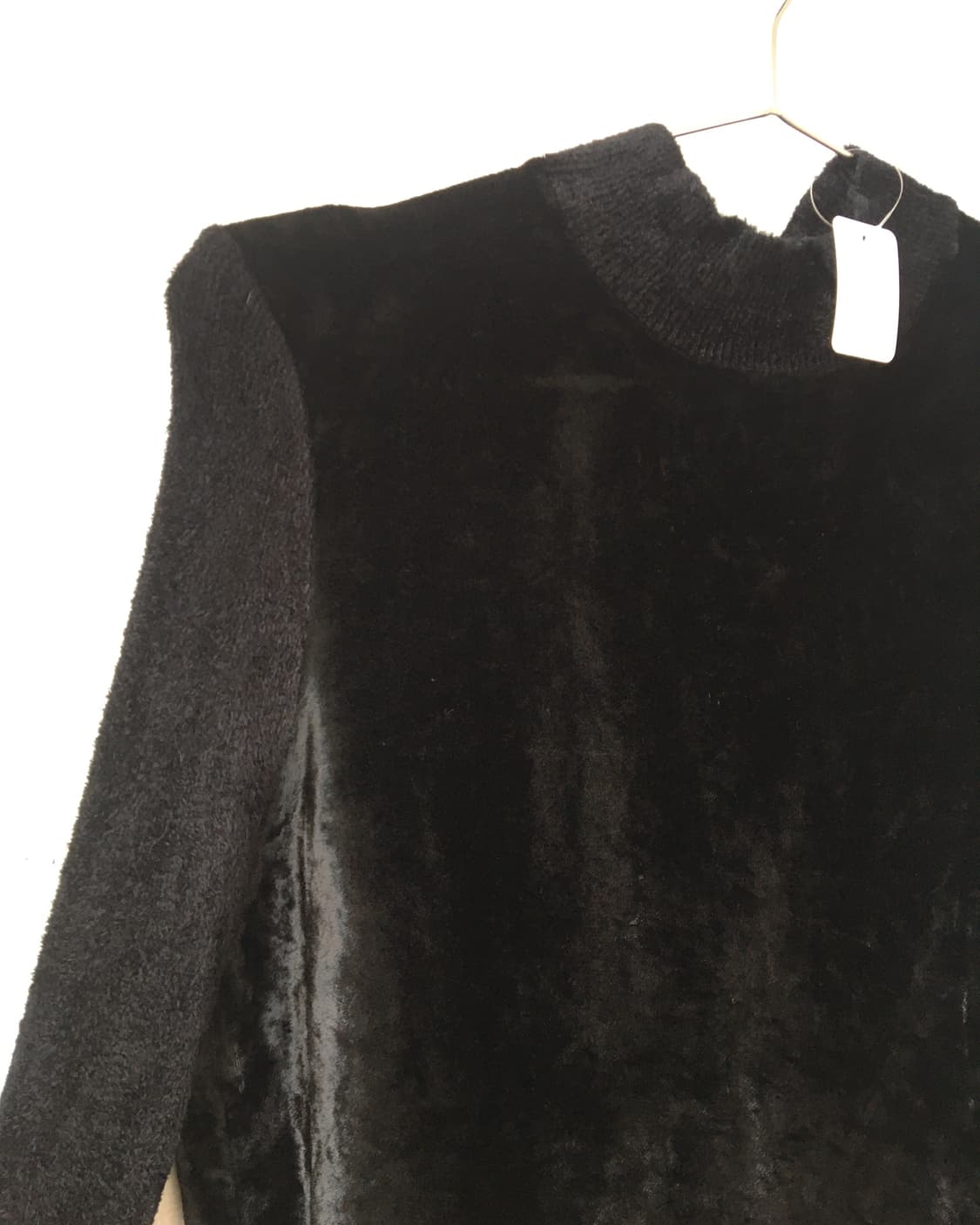Velvet high neck sleeve 상품이미지3