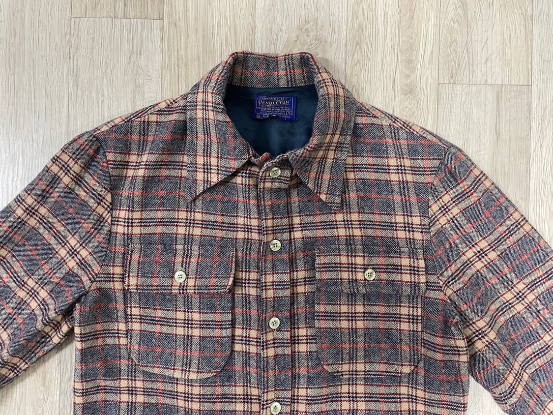 95) 70's 펜들턴 체크 울 자켓(RRL&LVC&폴로) 상품이미지4