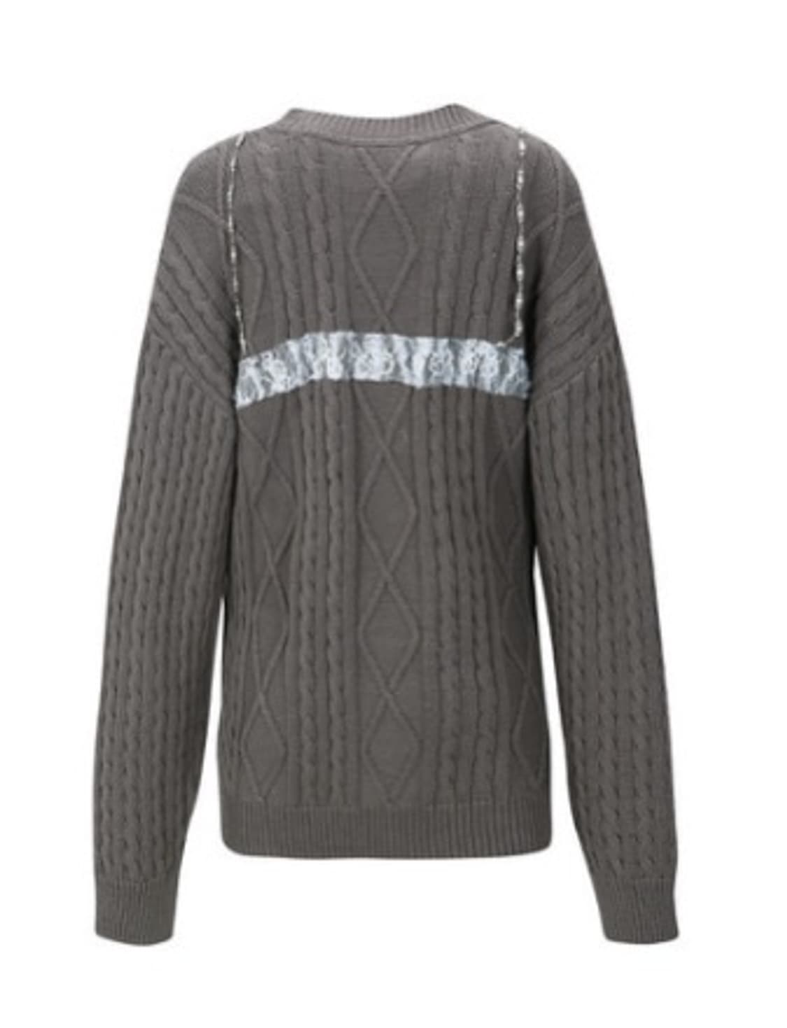 앤더슨벨 레이스란제리 보이프렌드 니트 상품이미지2