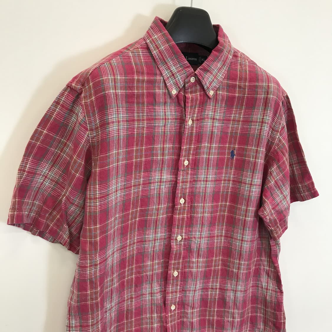 폴로 랄프로렌 플레이드 린넨셔츠 두툼린넨 [XL] 상품이미지2