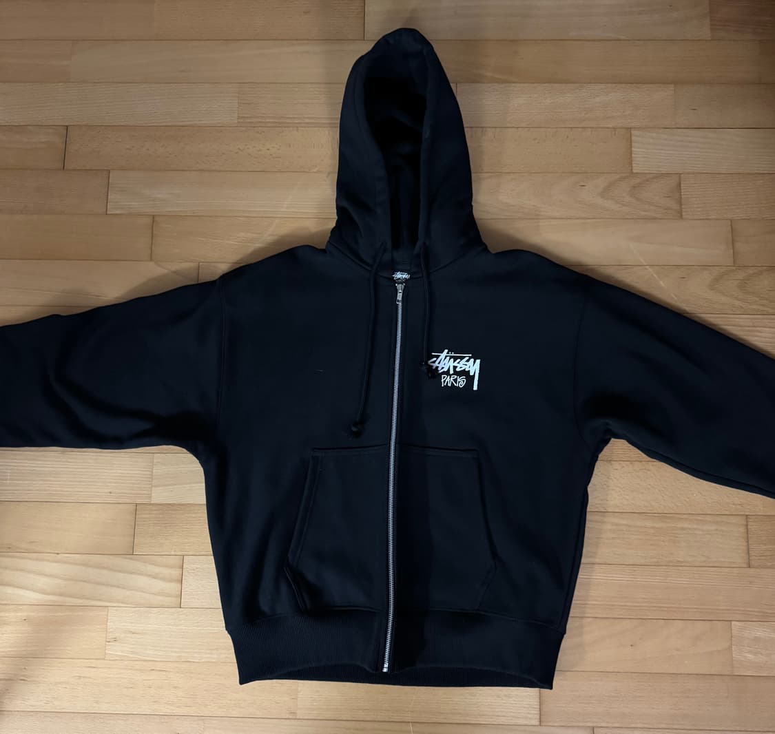 스투시 파리 후드집업 M 상품이미지1