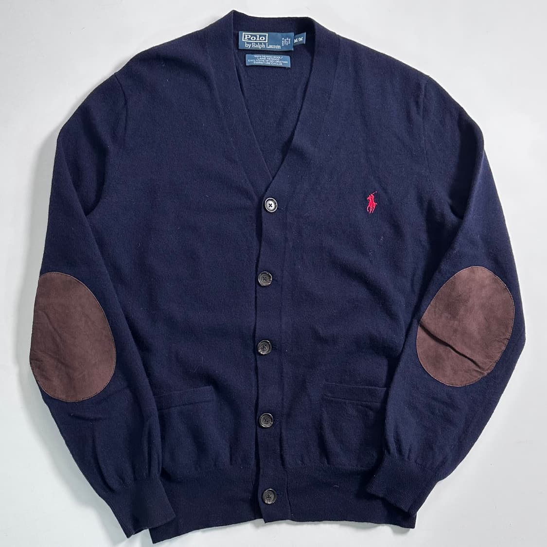 폴로 랄프로렌 엘보패치 울 가디건  상품이미지1