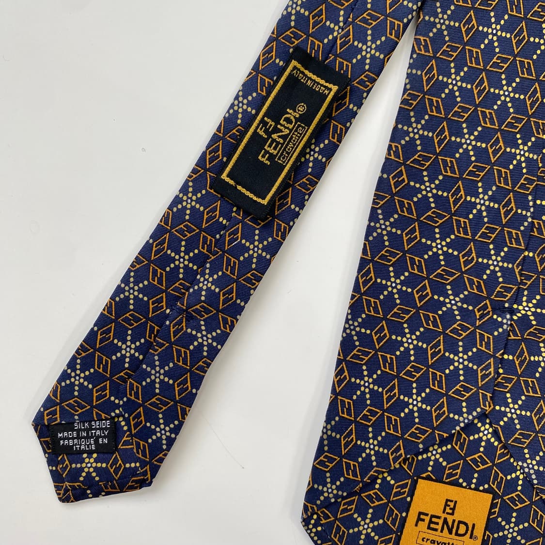 펜디 (FENDI) FF 모노그램 정품 명품 넥타이 상품이미지5