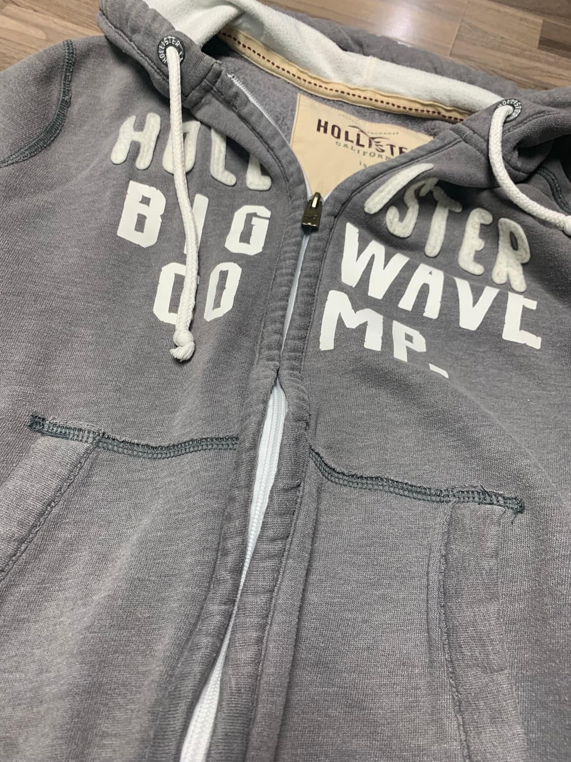 홀리스터 후드집업 S,그레이 상품이미지6