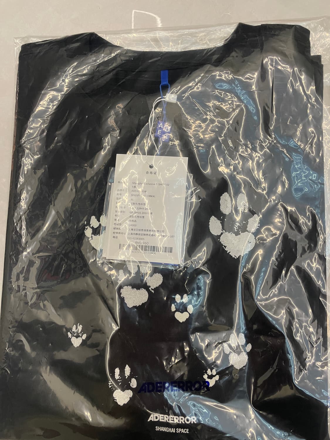 아더에러 상하이 스페이스 강아지 발자국 반팔티셔츠 상품이미지5