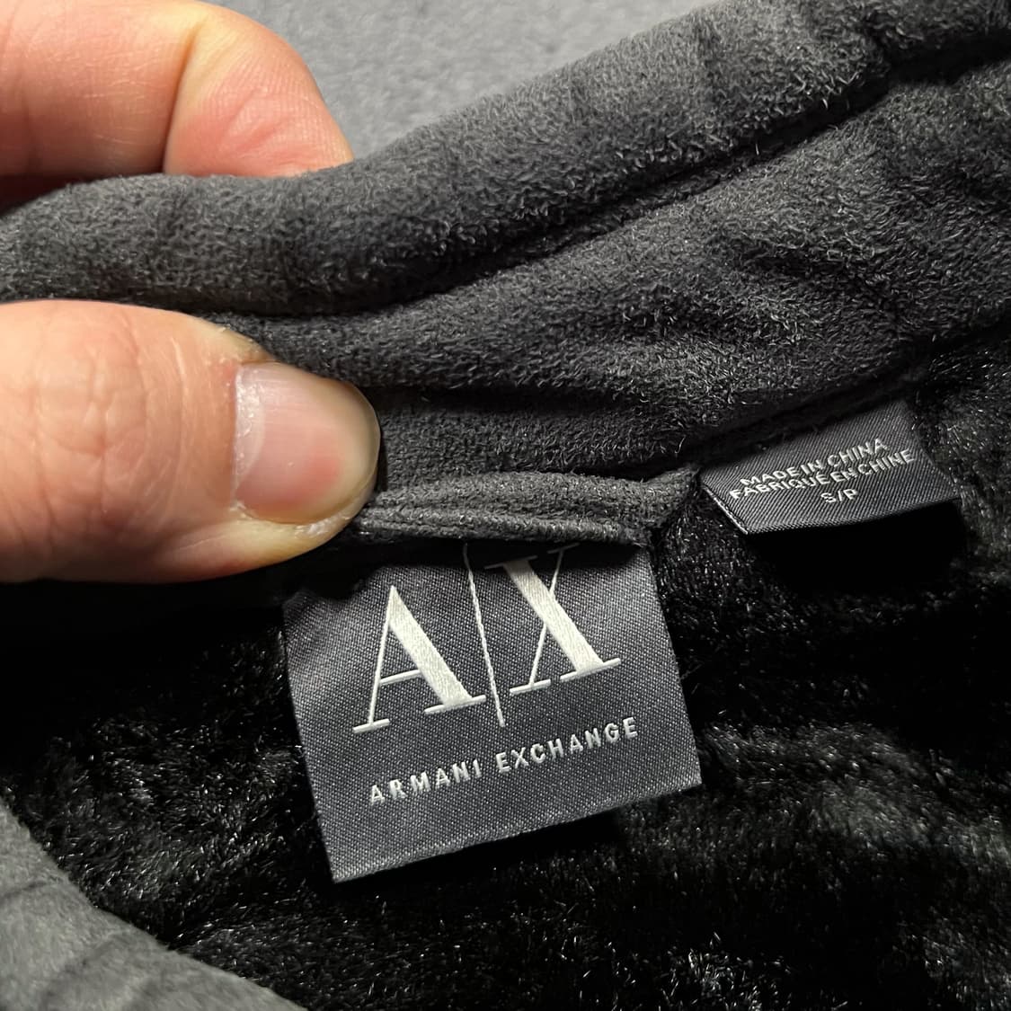 아르마니 익스체인지 스웨이드 바이커 투웨이 자켓 상품이미지7