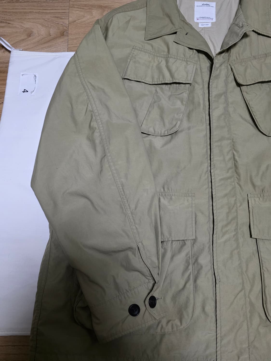 4size택포100만)23ss비즈빔 트로피컬 컴뱃자켓 베이지 상품이미지5