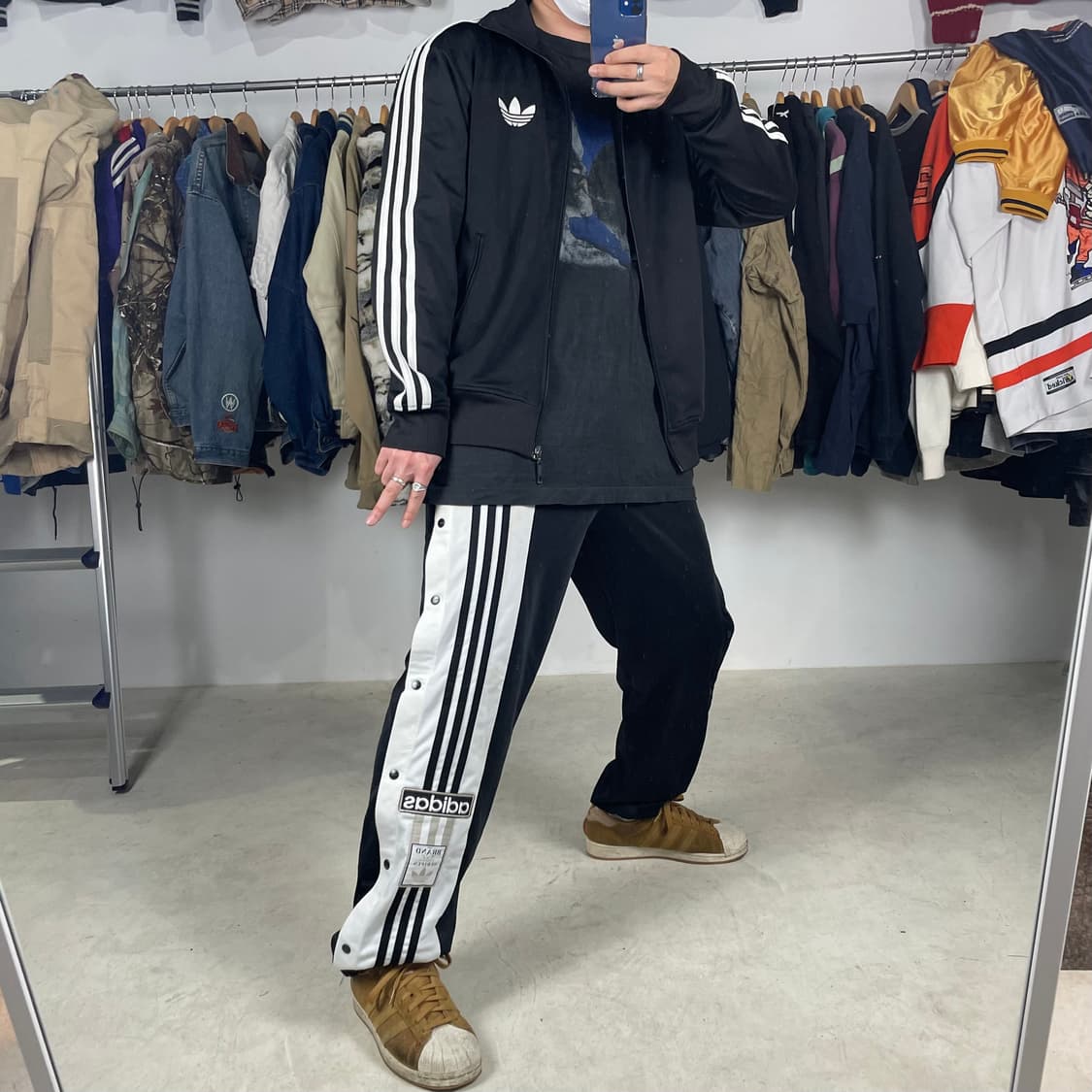 아디다스 ADIDAS 블랙 파이어버드 져지 상품이미지2