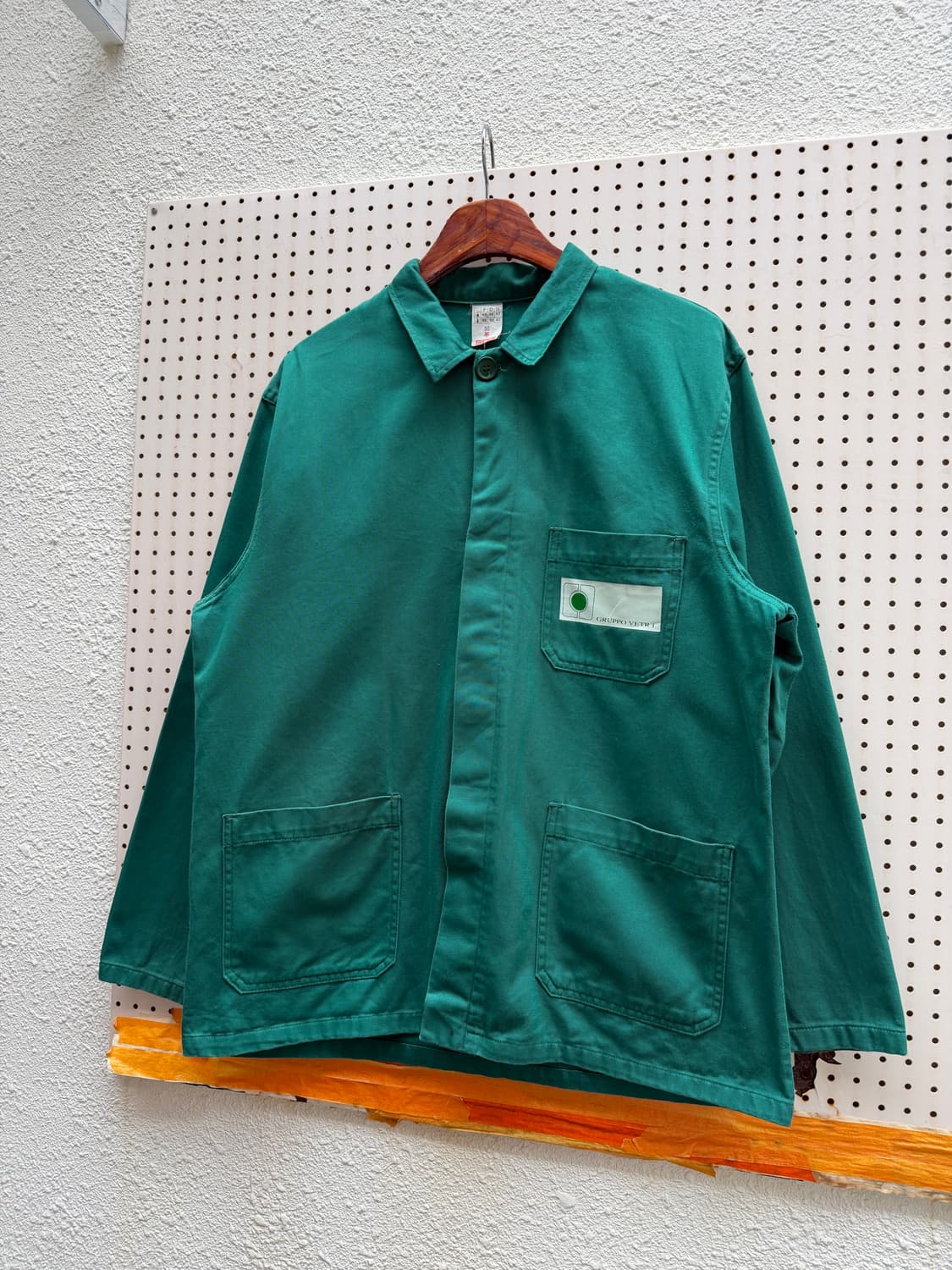 80s SIGGI ITALIAN GREEN EURO 그린 프렌치워크자켓 상품이미지4