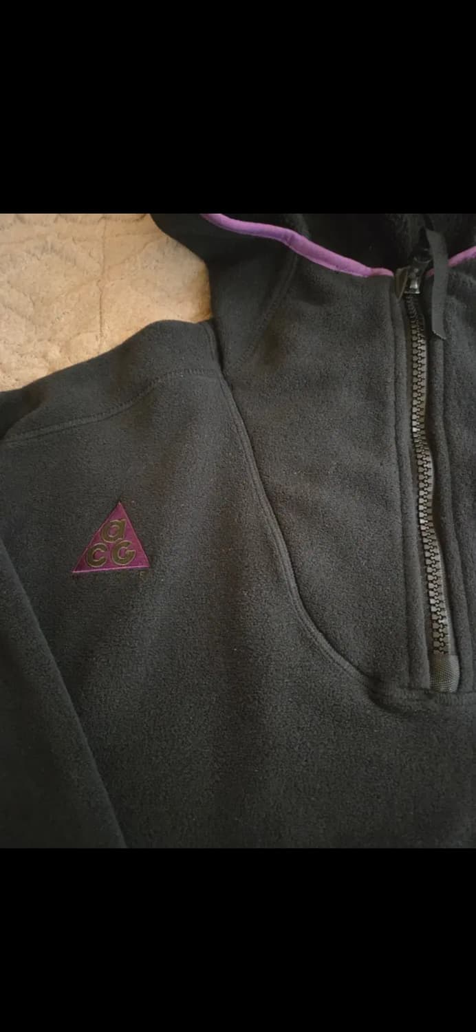 Nike ACG 쉐르파 플리스 후디 블랙 US-L (아시아XL) 상품이미지4