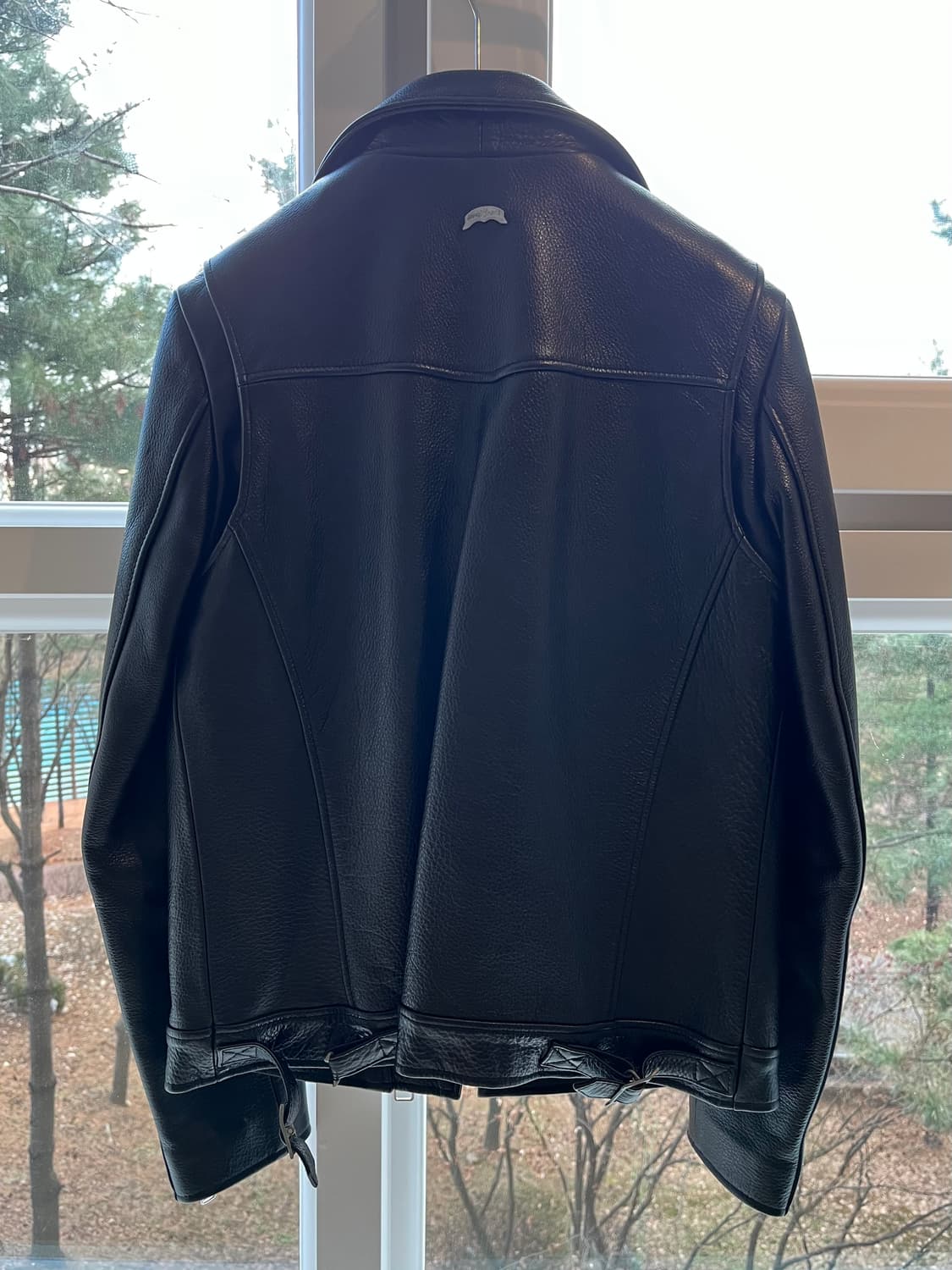 누드본즈 레더 라이더 자켓 여성용 상품이미지4