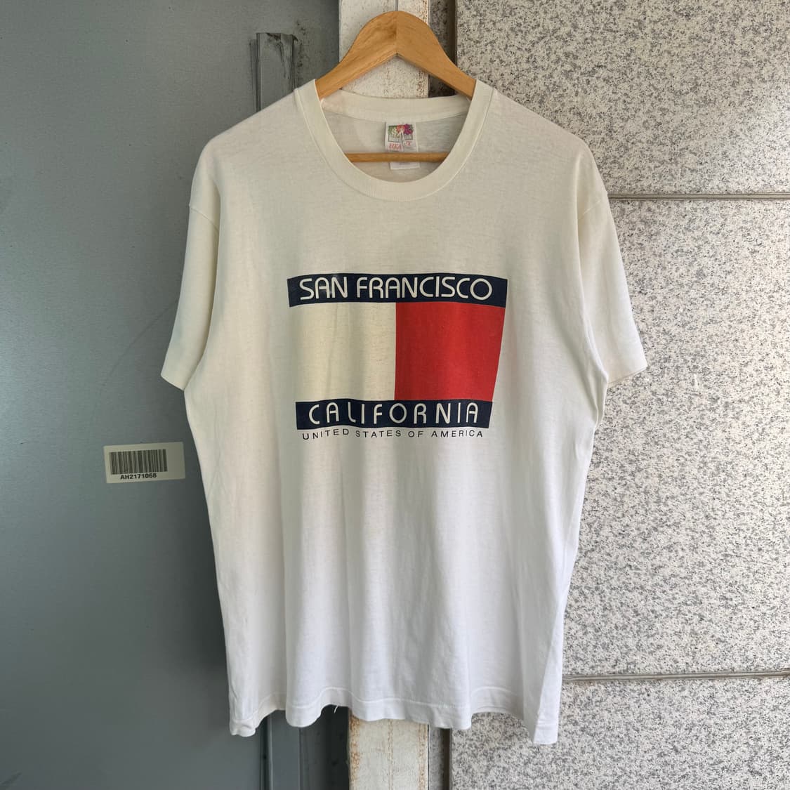 90s 후르츠오브더룸 타미힐피거 오마주 반팔티 상품이미지1