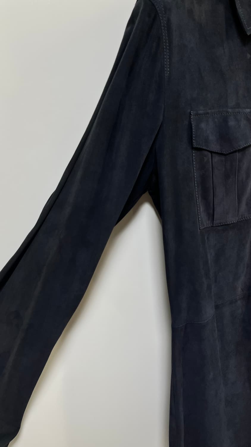 DESA 스웨이드 셔츠 navy 상품이미지7