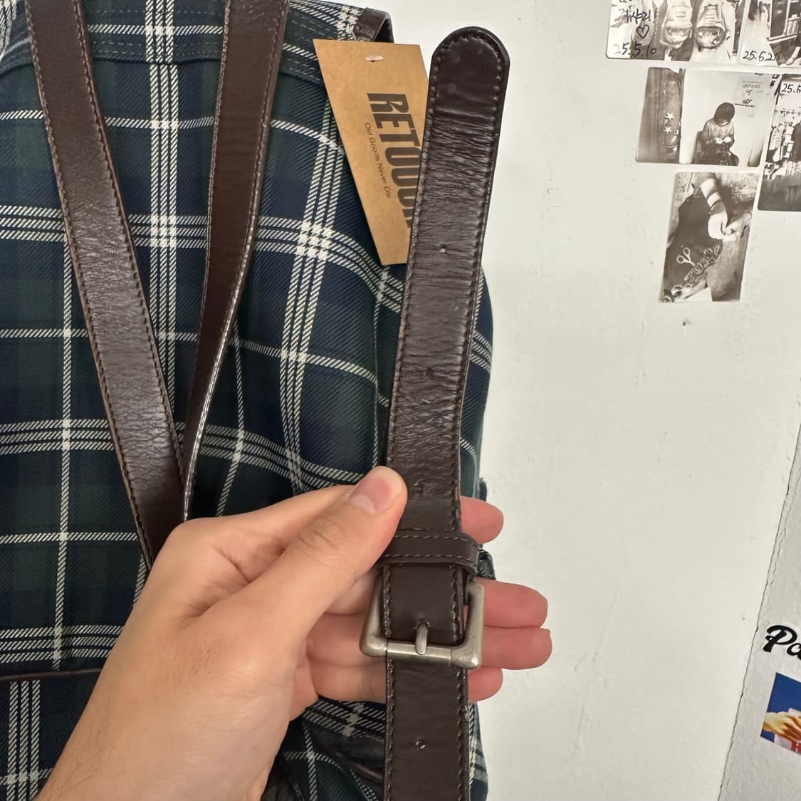 1492마일즈 플레이드 미니 럭색 상품이미지5