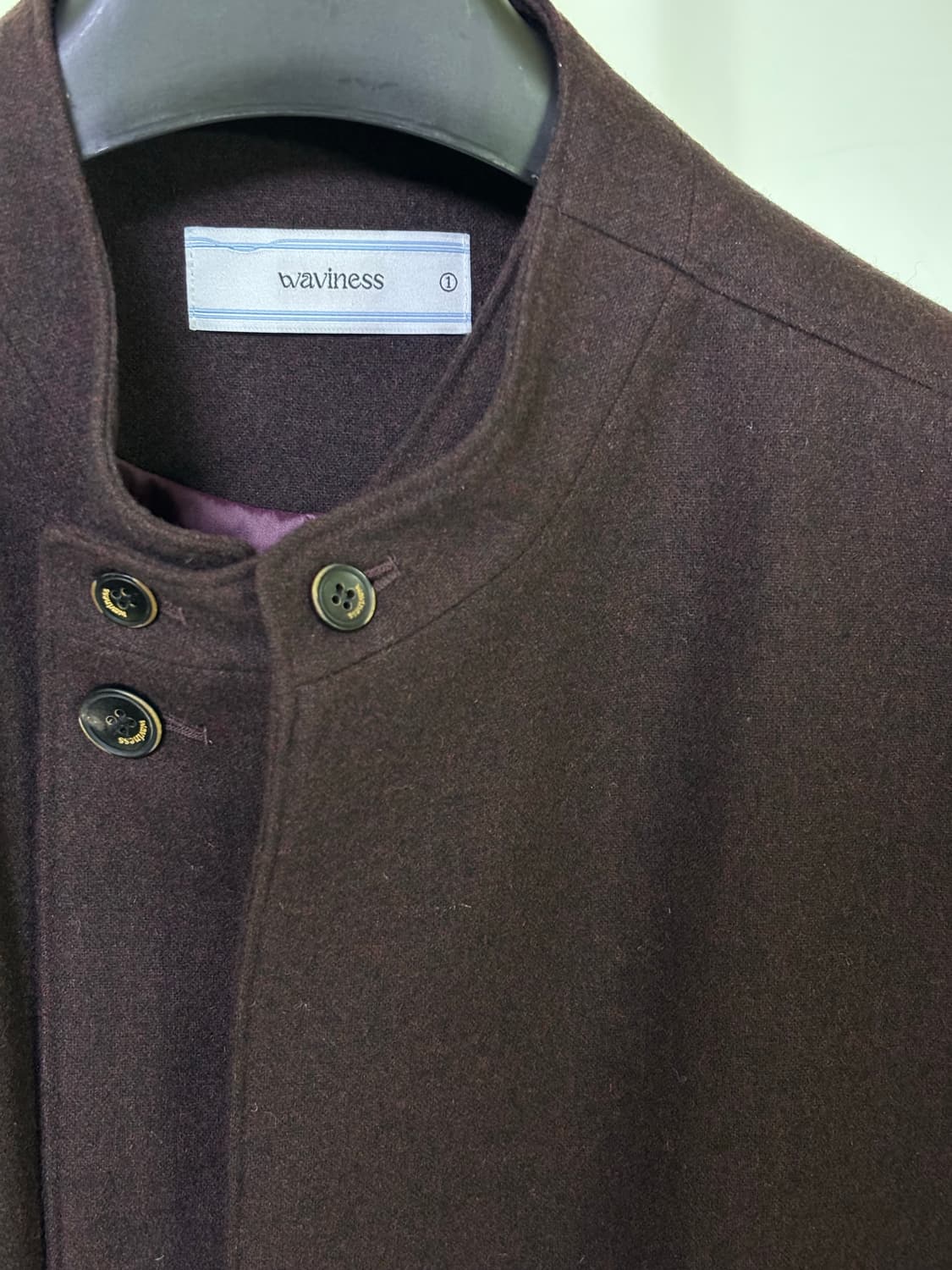 웨이비니스 Ebb Layered Wool Racer Jacket 상품이미지2