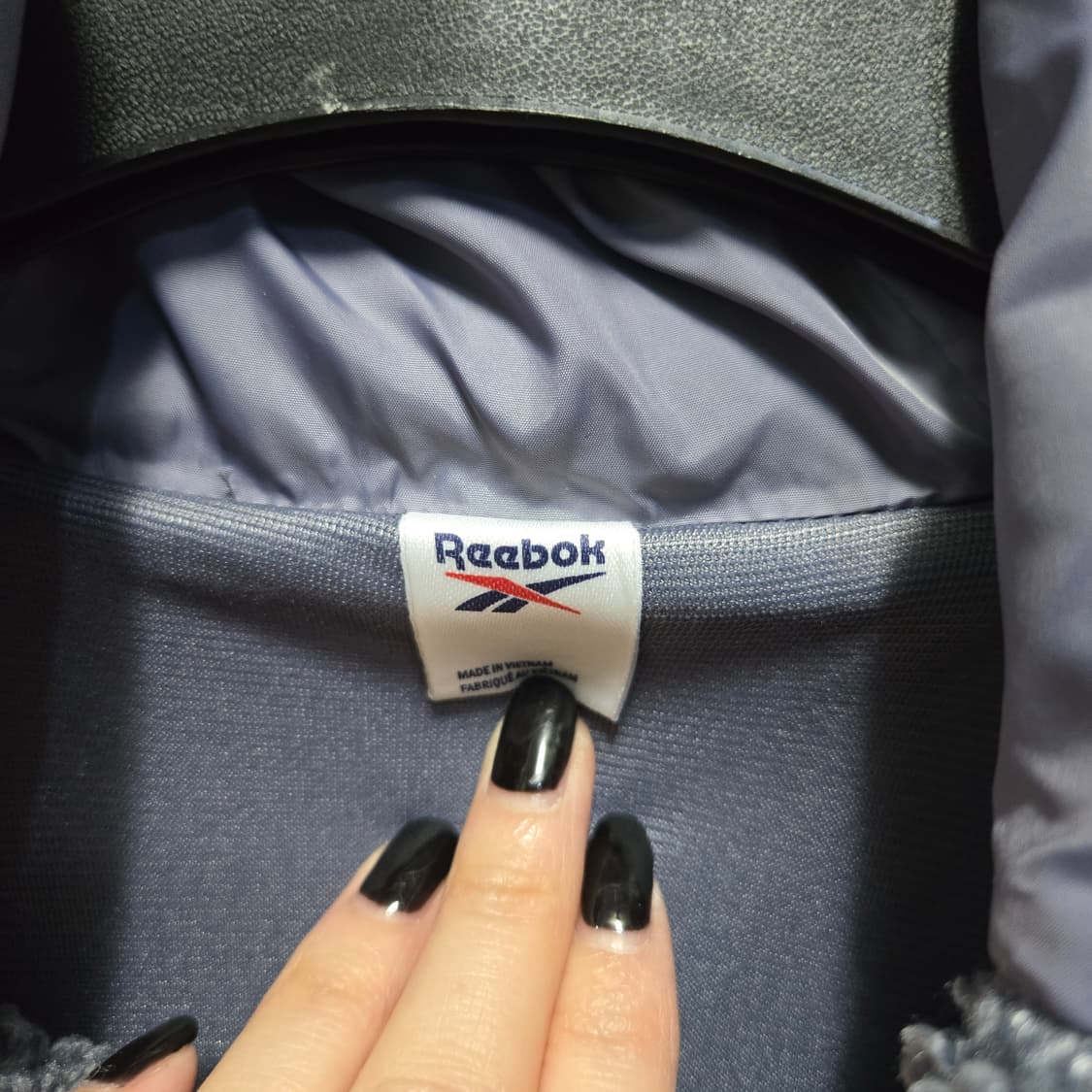 리복 여성 플리스 후드 뽀글이 집업  상품이미지7