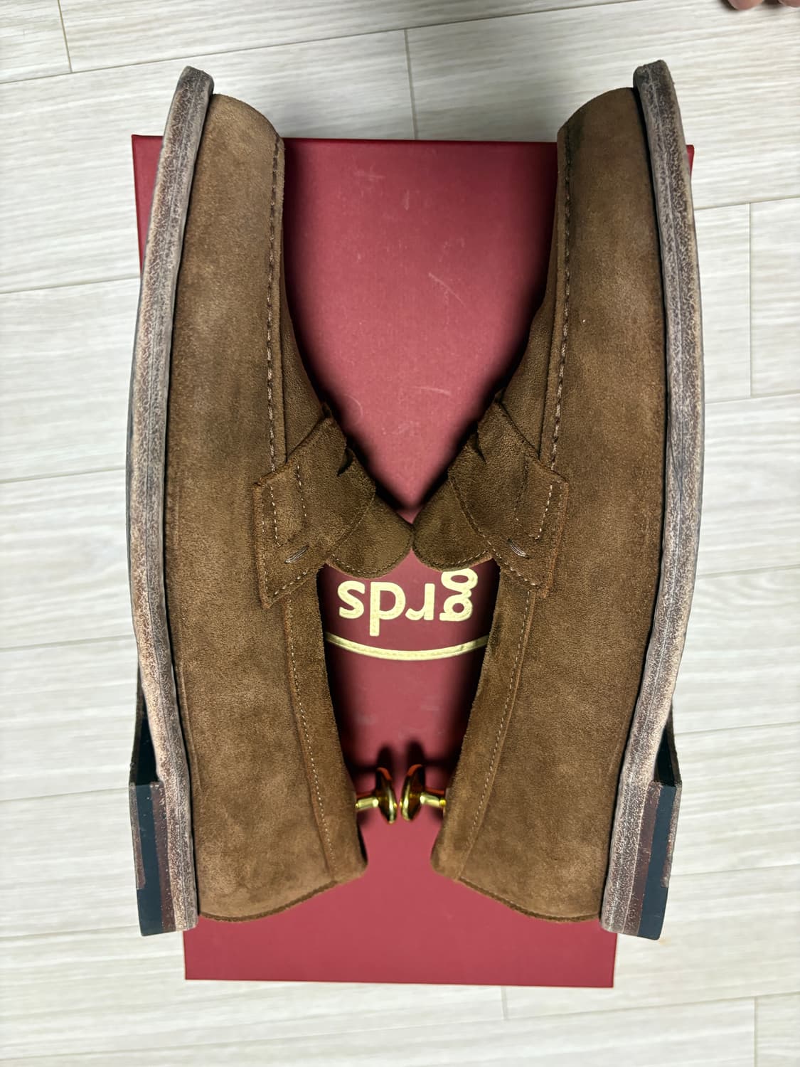 그라더스 로퍼01 스웨이드 브라운 265 상품이미지3