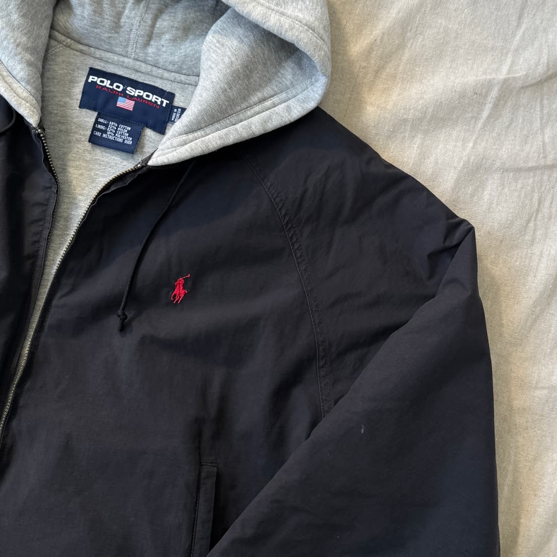 폴로스포츠 90s 나일론 후드 스윙톱 봄버 자켓 S 상품이미지2