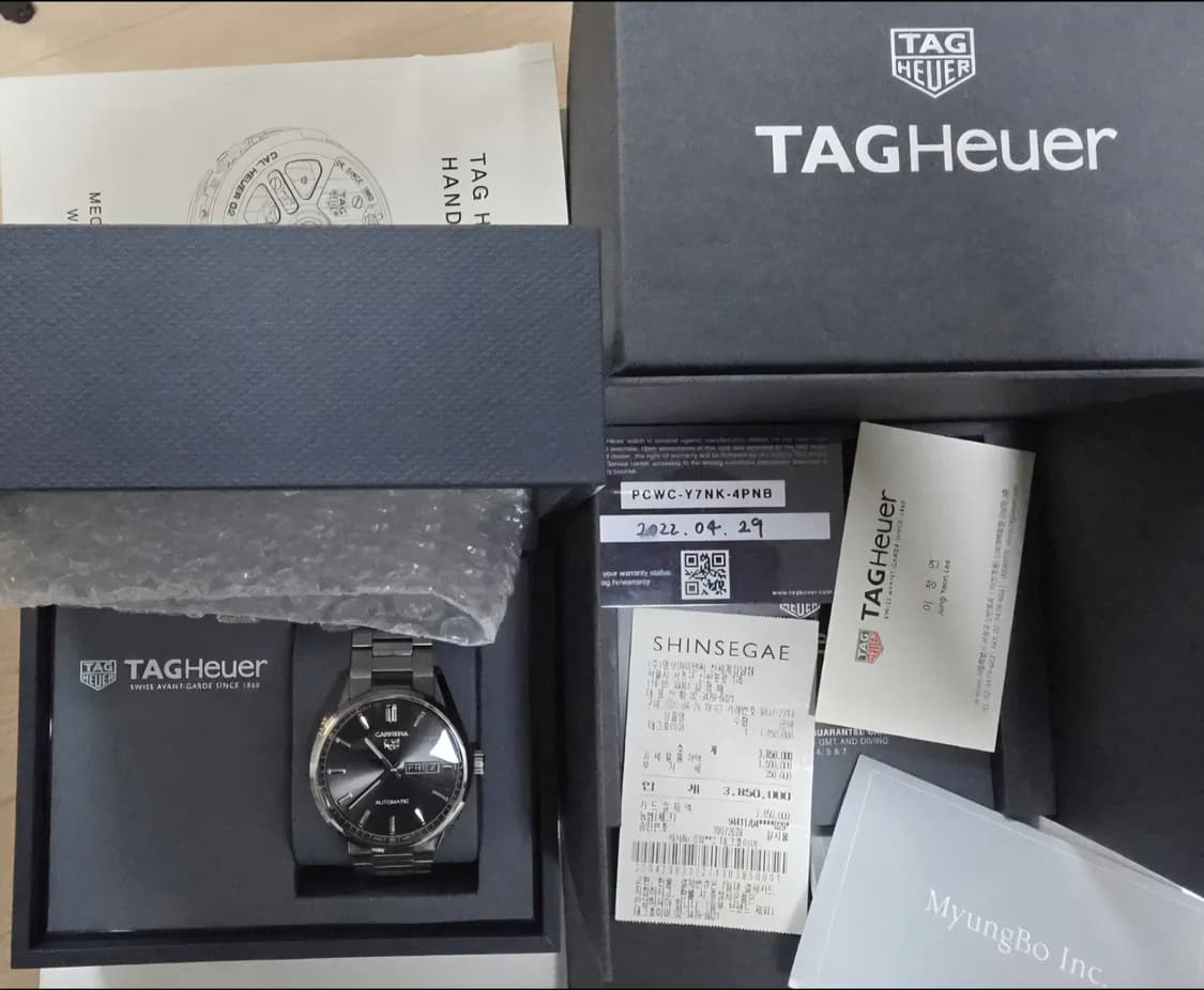 태그호이어 까레라 데이데이트 41mm 검판 상품이미지8