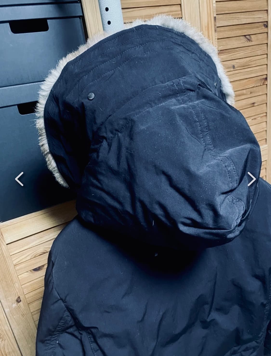 cp컴퍼니 고글 노르지 마운틴 블랙 패딩 A급 100사이즈 상품이미지8