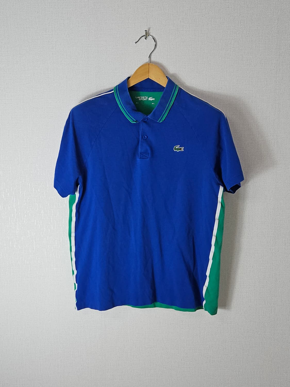 라코스테 스포츠 맨즈 기능성 카라티 오션블루 L 상품이미지1