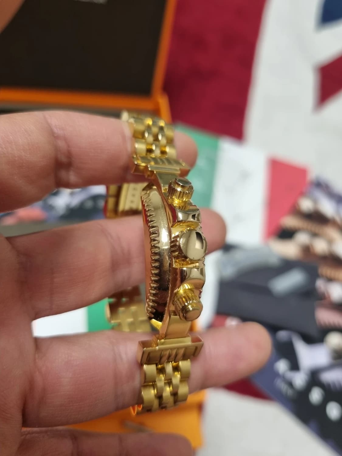 드바스크 금장 메탈 팔찌 상품이미지1