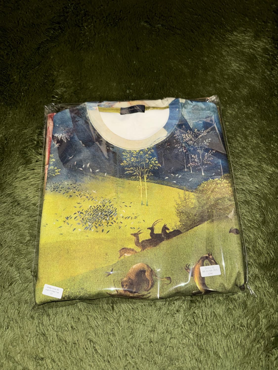 [2] 언더커버 X 히에로니무스 보스 아트워크 올오버 티셔츠 상품이미지10