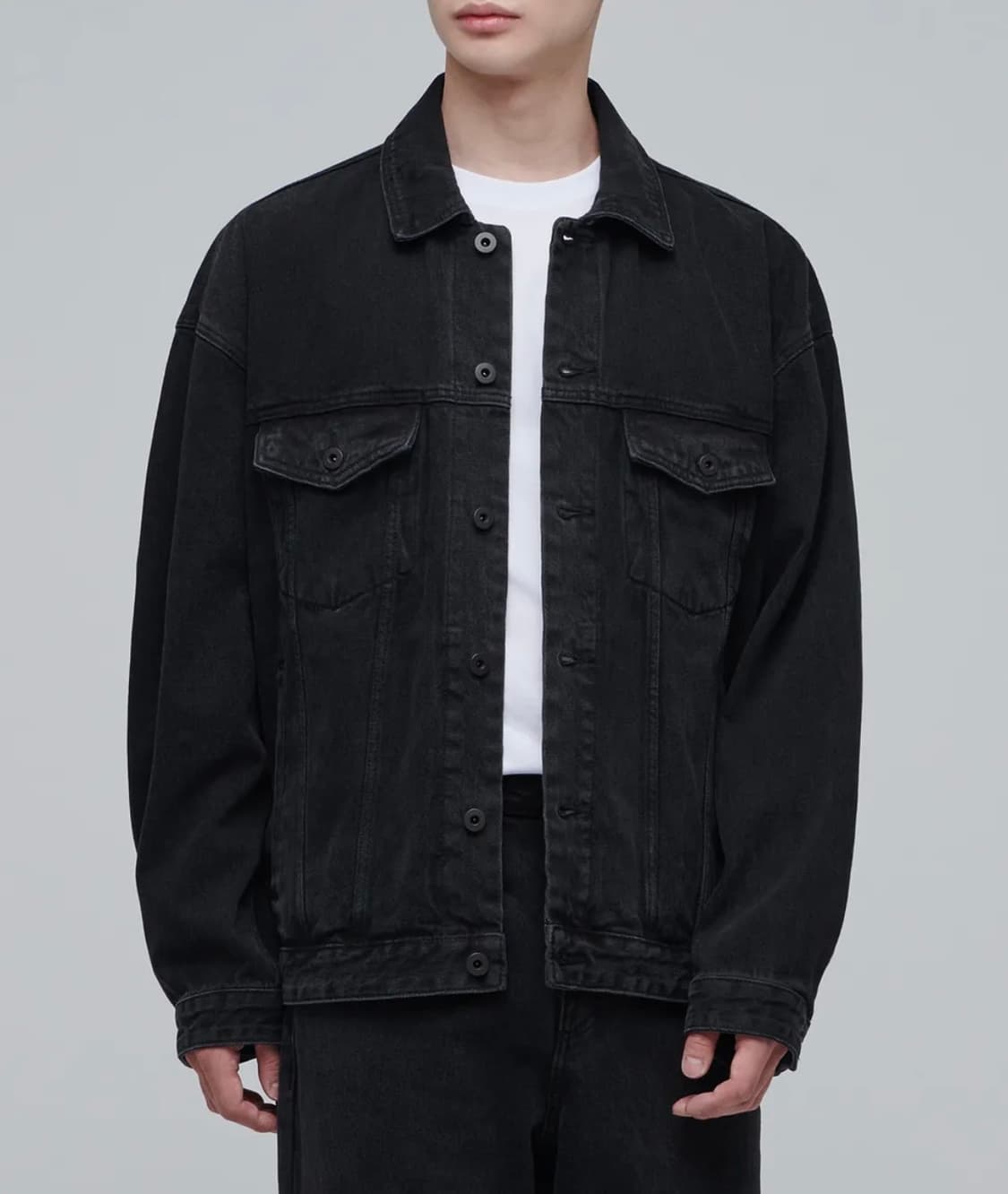 [M] 무신사스탠다드 오버사이즈 데님 트러커 자켓 상품이미지1