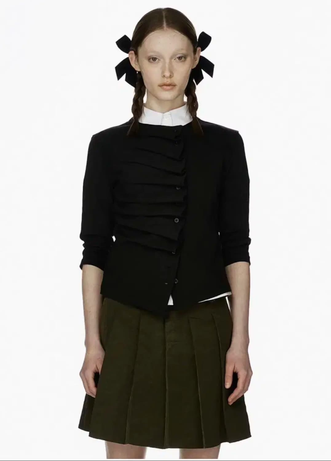 버뮬라 OBLIQUE COTTON CARDIGAN 상품이미지1